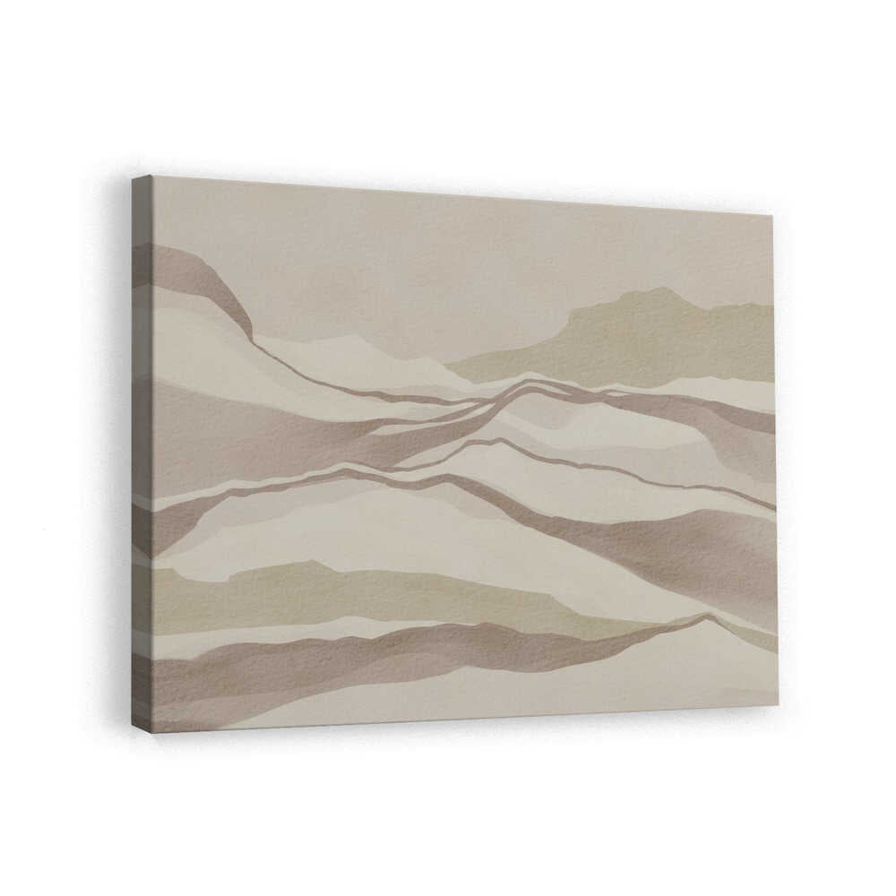 "Serene Desert Dunes" by Nikita Jariwala — Abstract Wall Art
