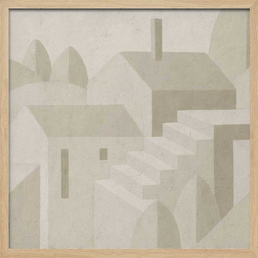 "Subtle Town" by Dan Hobday — Architecture Wall Art
