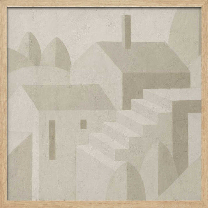 "Subtle Town" by Dan Hobday — Architecture Wall Art