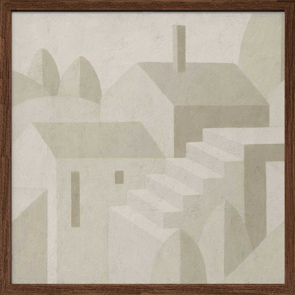 "Subtle Town" by Dan Hobday — Architecture Wall Art