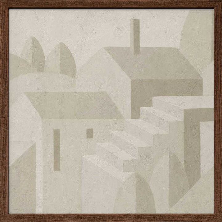 "Subtle Town" by Dan Hobday — Architecture Wall Art