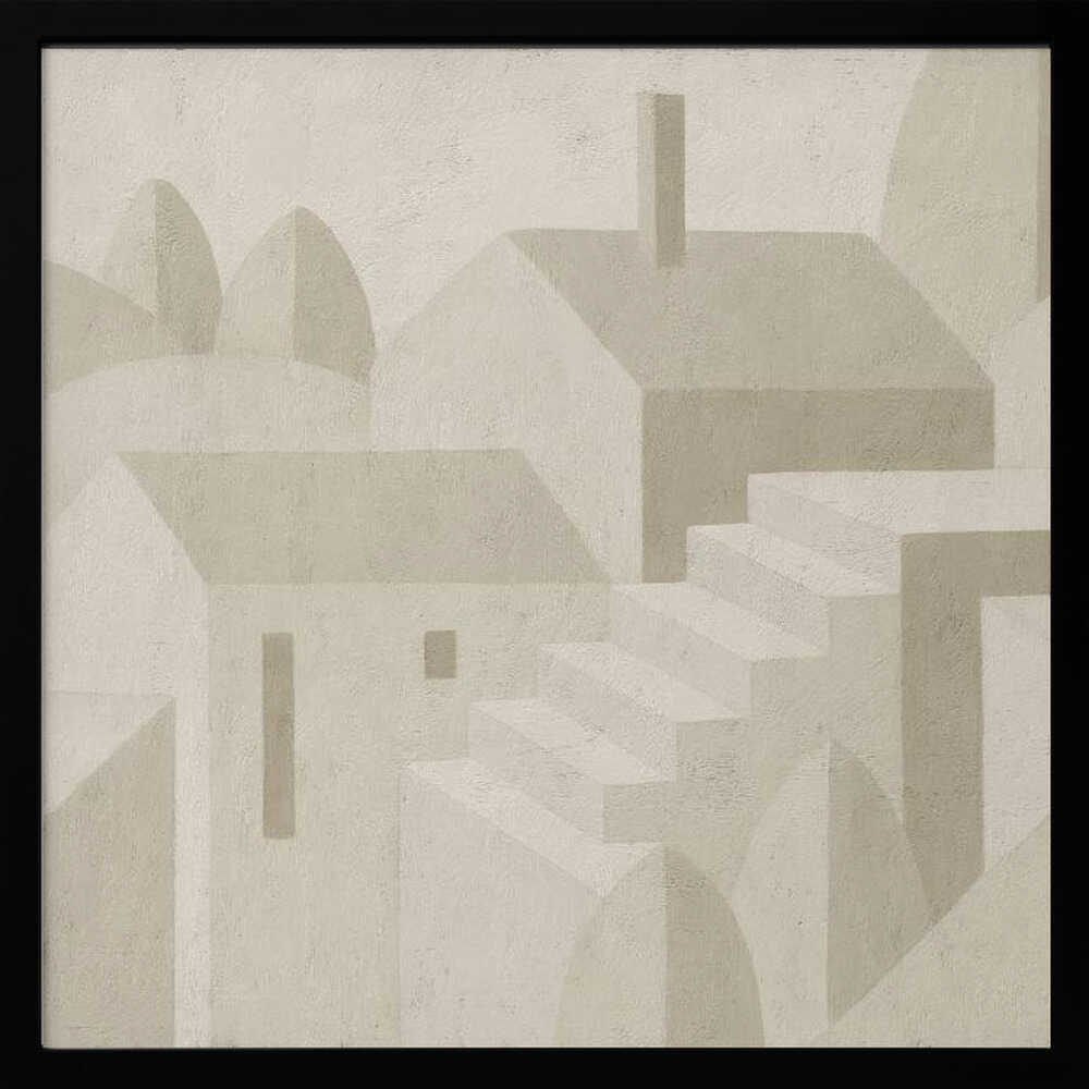 "Subtle Town" by Dan Hobday — Architecture Wall Art
