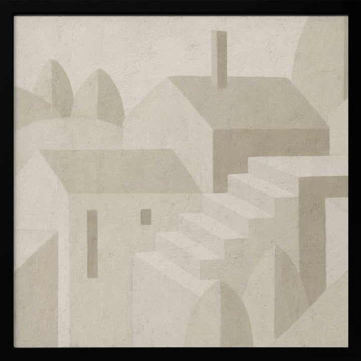 "Subtle Town" by Dan Hobday — Architecture Wall Art
