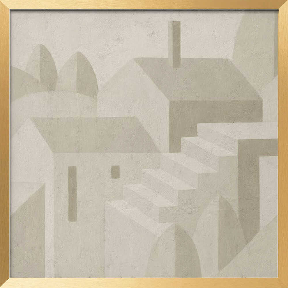 "Subtle Town" by Dan Hobday — Architecture Wall Art