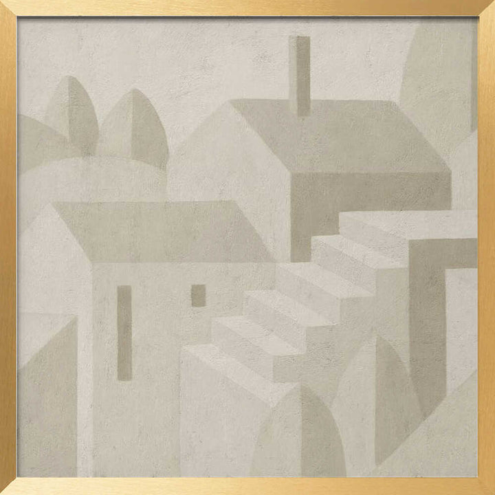 "Subtle Town" by Dan Hobday — Architecture Wall Art