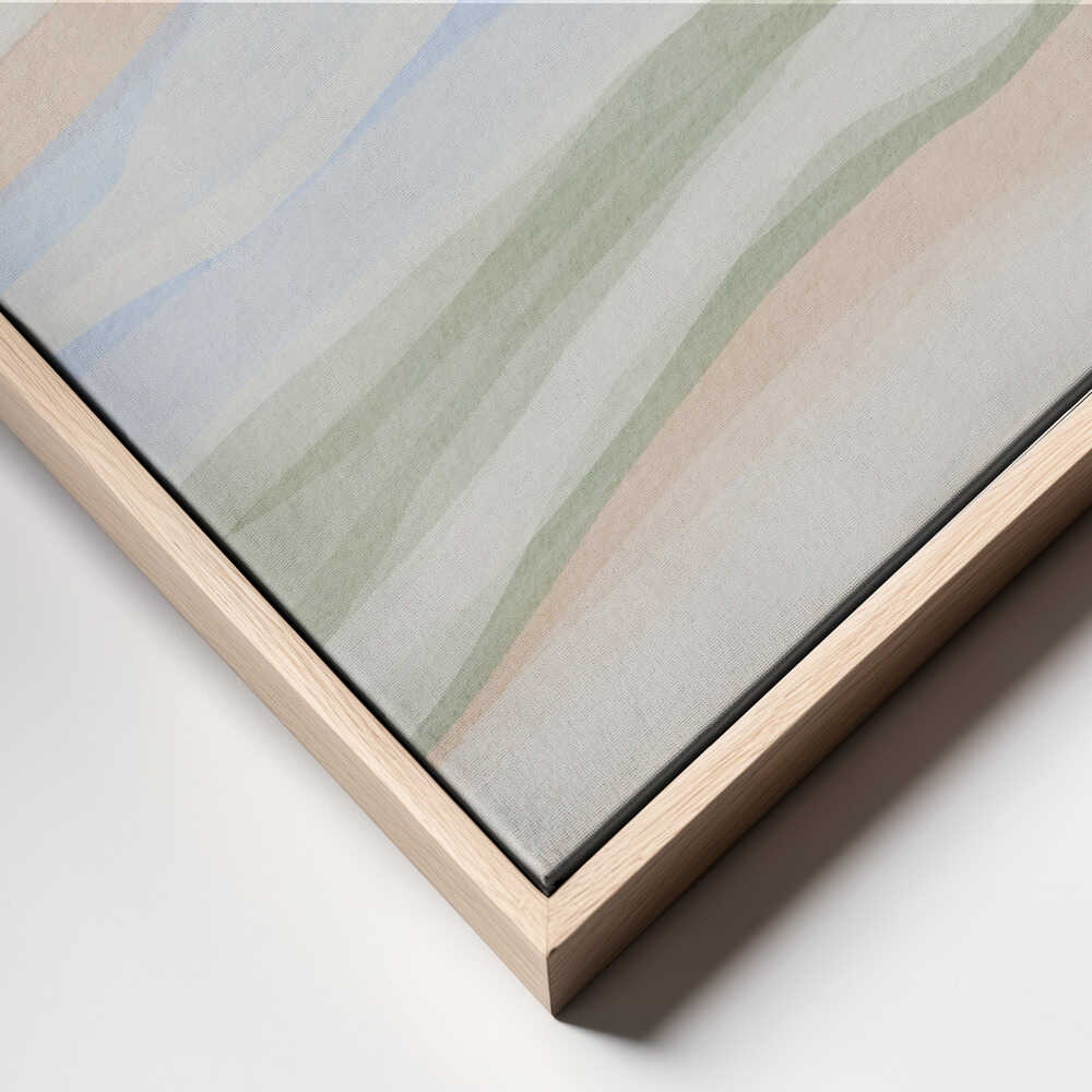 "Pastel Mountain Layers" by Nikita Jariwala — Landscape Wall Art
