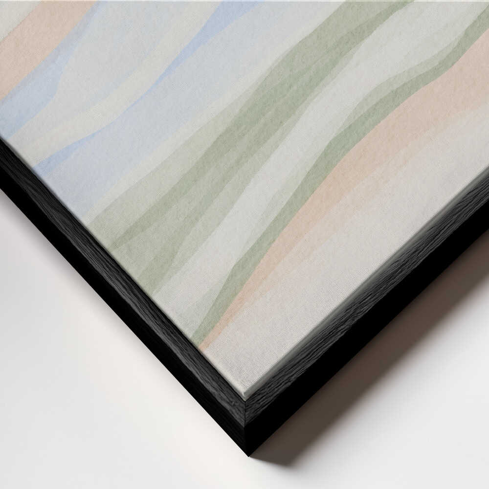 "Pastel Mountain Layers" by Nikita Jariwala — Landscape Wall Art