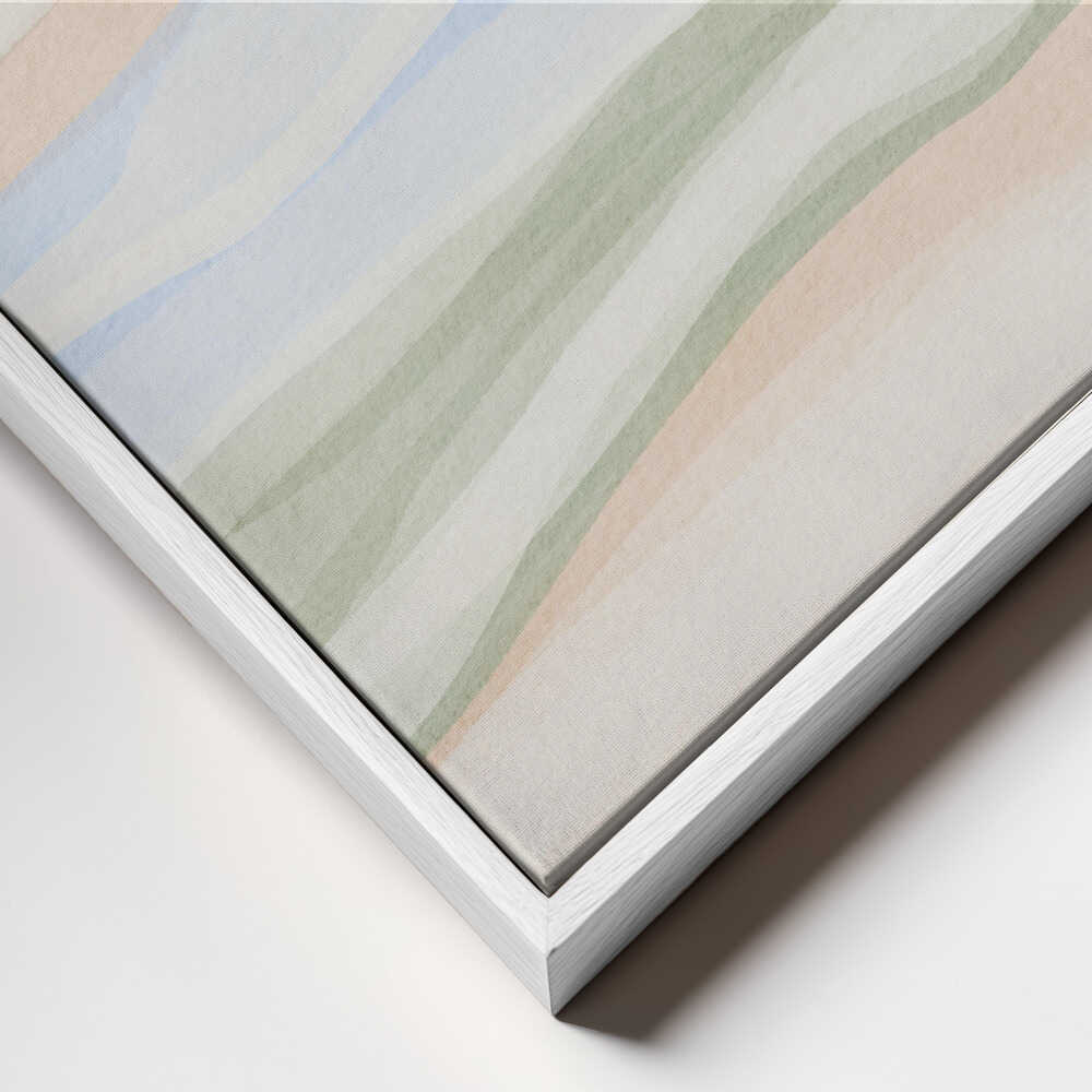 "Pastel Mountain Layers" by Nikita Jariwala — Landscape Wall Art