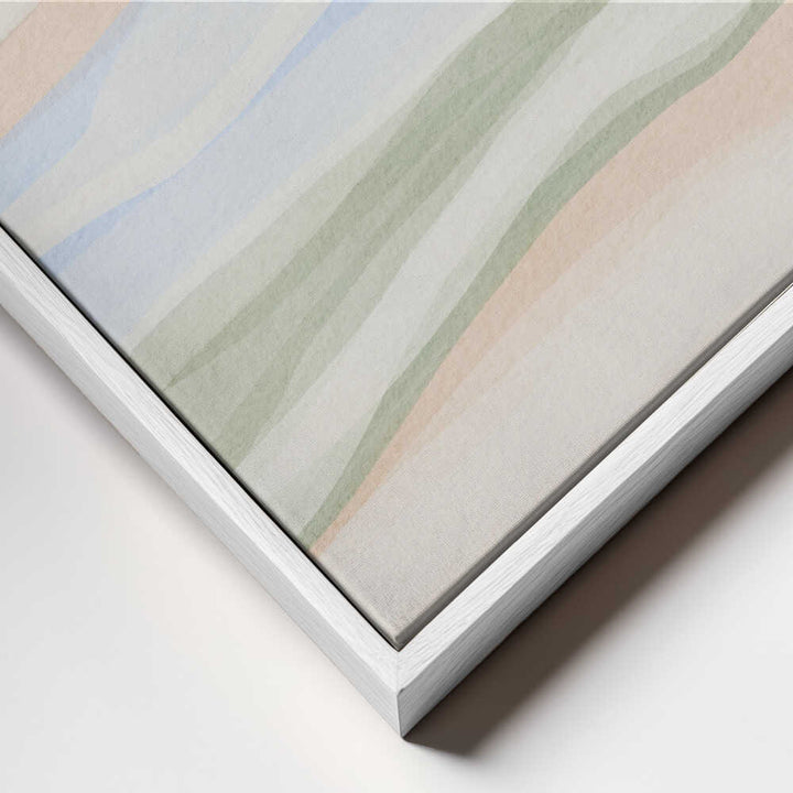 "Pastel Mountain Layers" by Nikita Jariwala — Landscape Wall Art