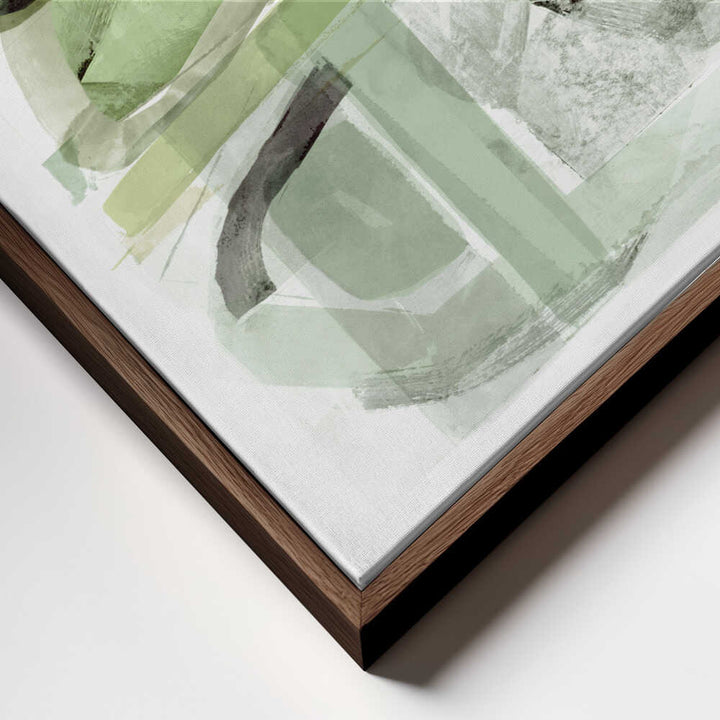 Soft Green Abstract Shapes