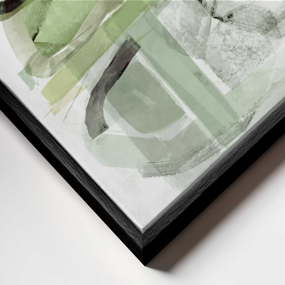 Soft Green Abstract Shapes