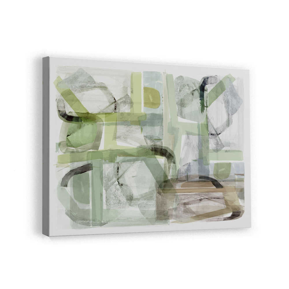 Soft Green Abstract Shapes