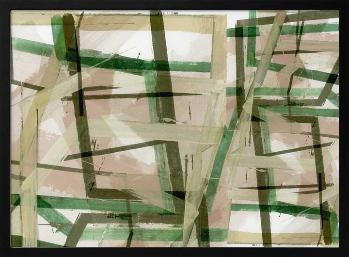 Layered Geometric Brushstrokes