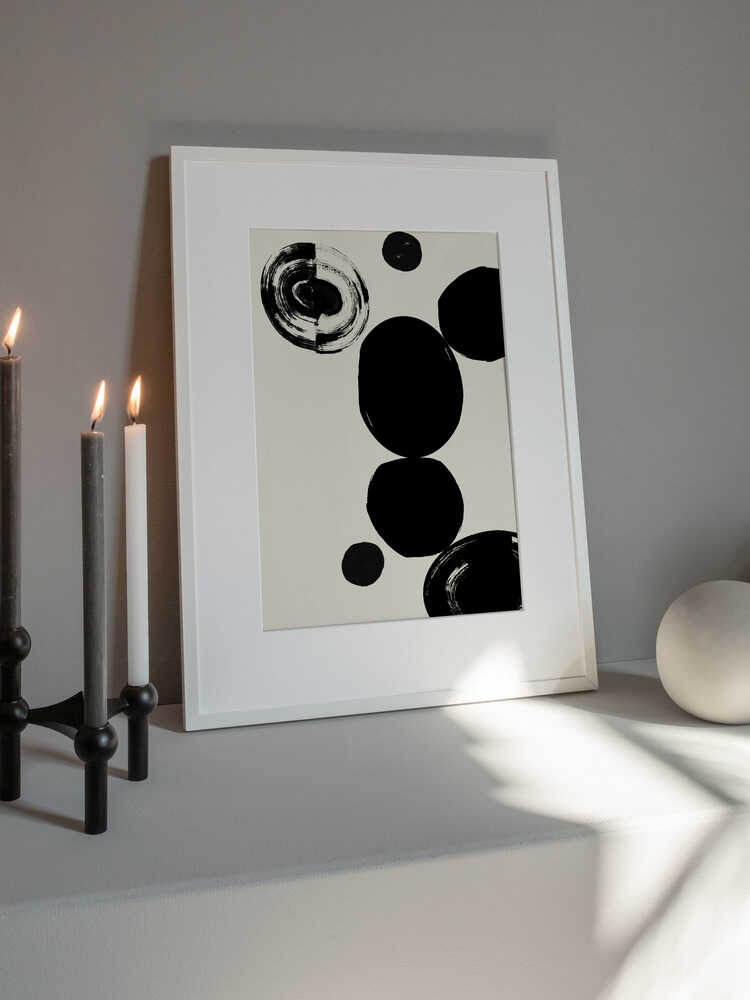 Abstract Black Forms