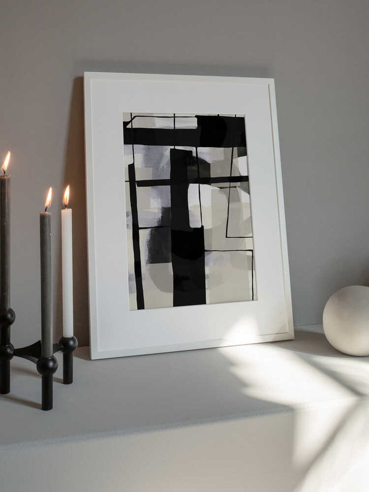Monochrome Abstract Forms