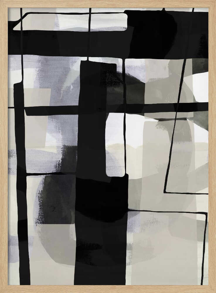 Monochrome Abstract Forms