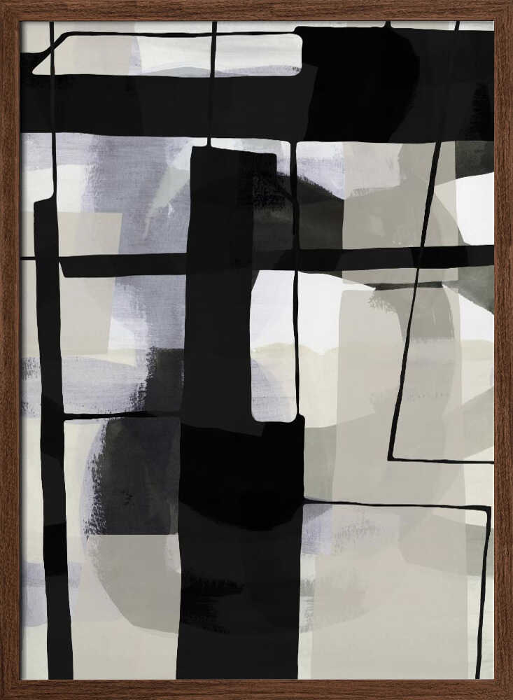 Monochrome Abstract Forms
