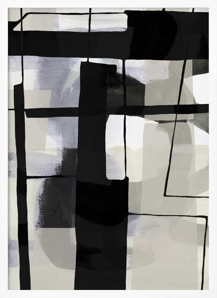 Monochrome Abstract Forms