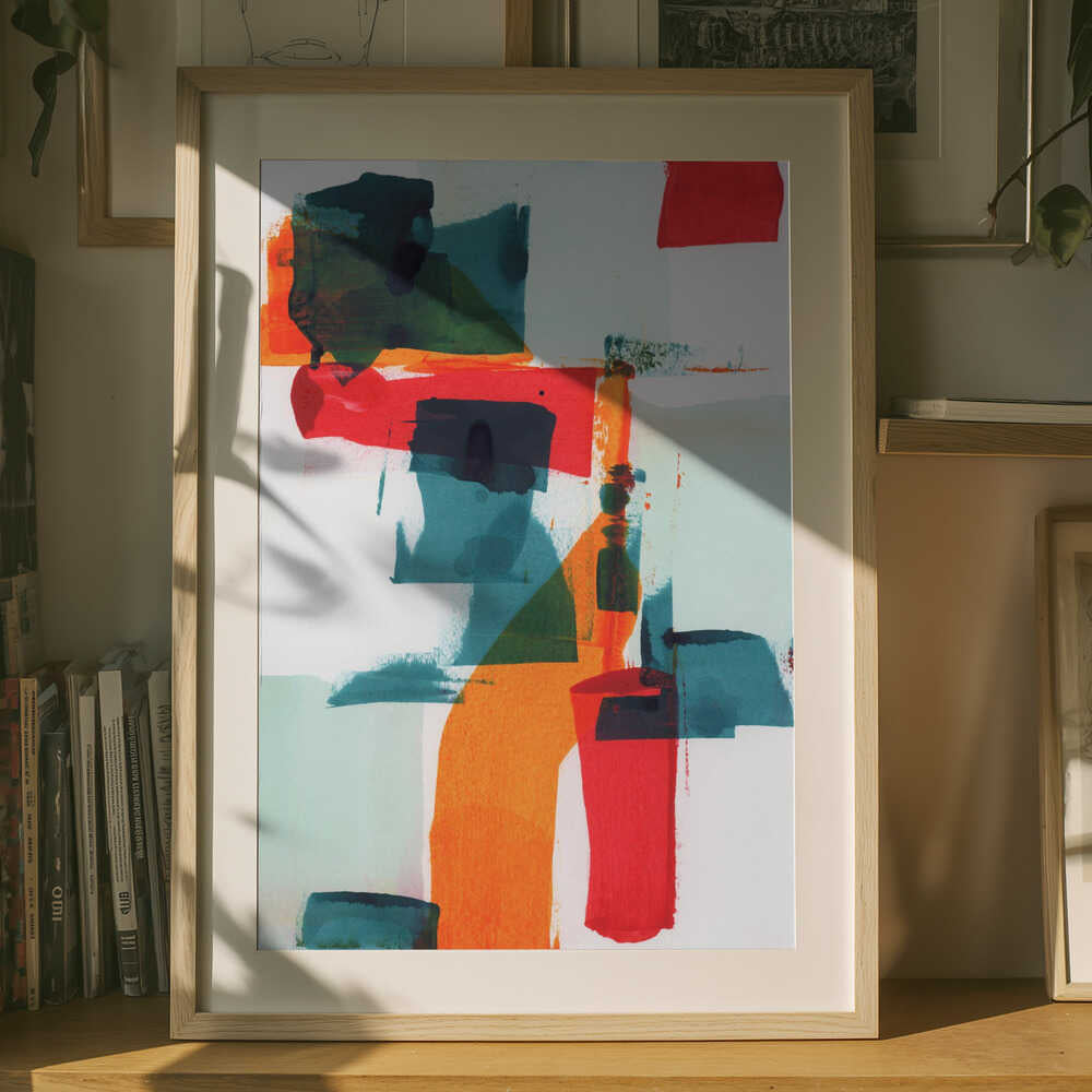 Vibrant Geometric Layers
