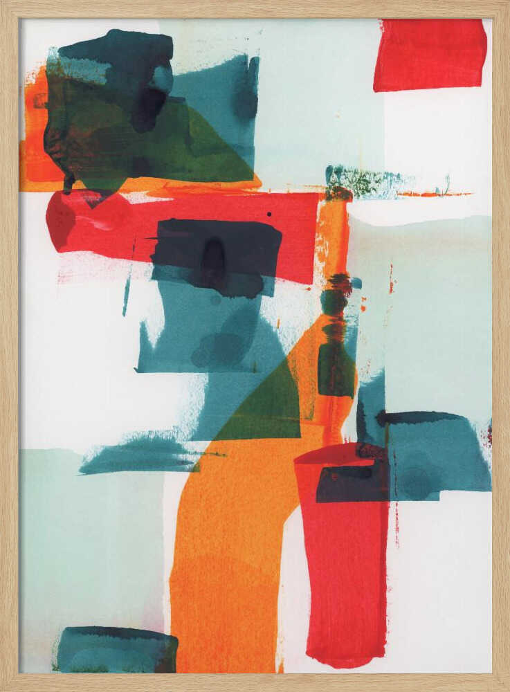 Vibrant Geometric Layers