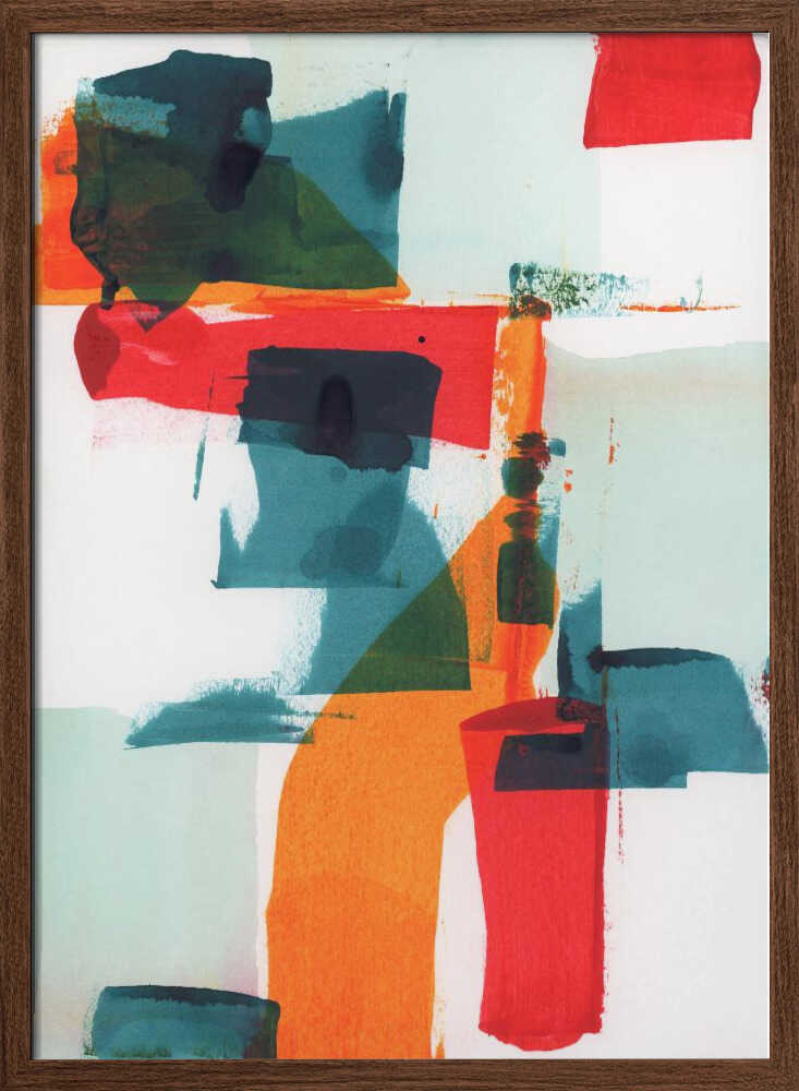Vibrant Geometric Layers