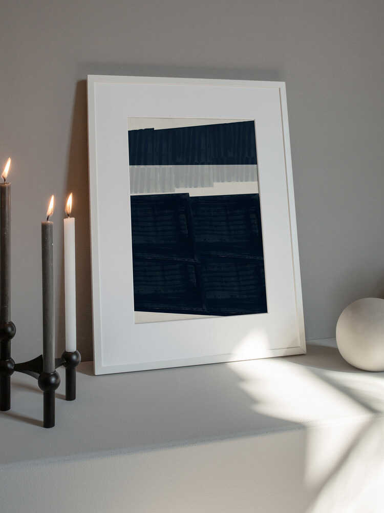 Textured Indigo Blocks