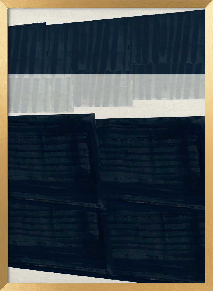 Textured Indigo Blocks