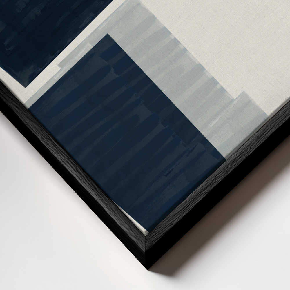 Abstract Blue Geometry