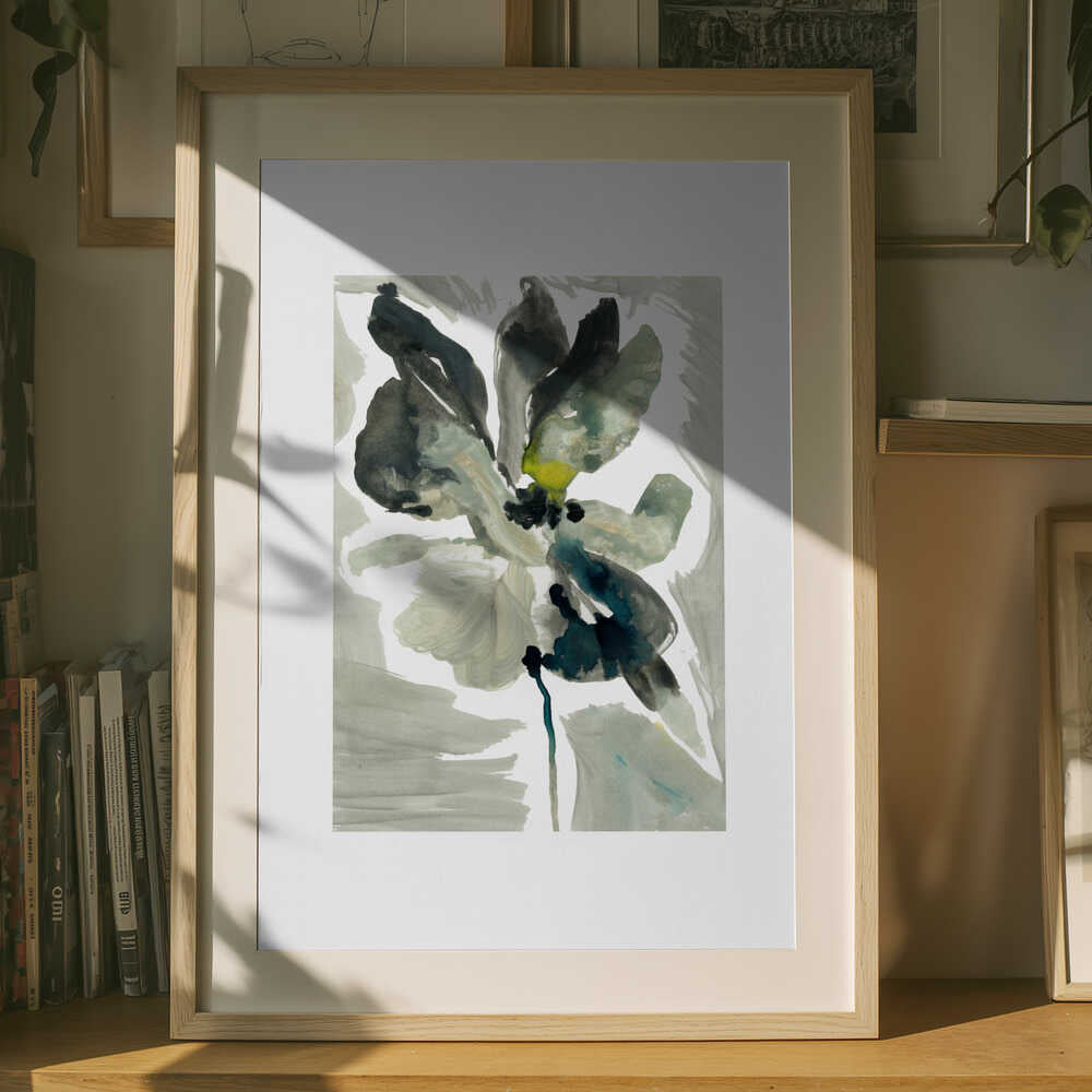 Serene Watercolor Flower