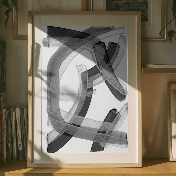 Abstract Flowing Strokes