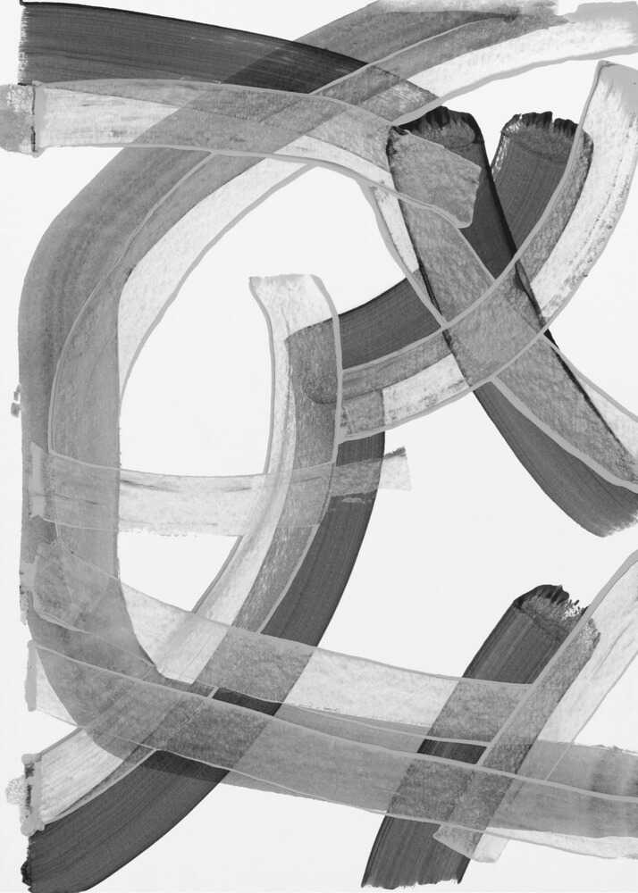 Abstract Flowing Strokes