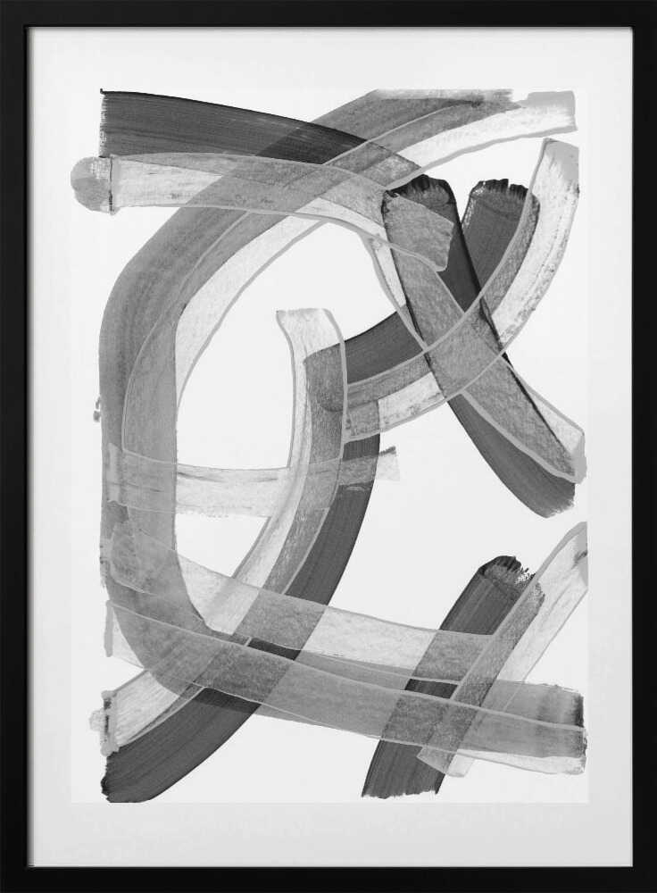 Abstract Flowing Strokes