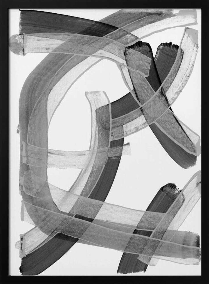 Abstract Flowing Strokes