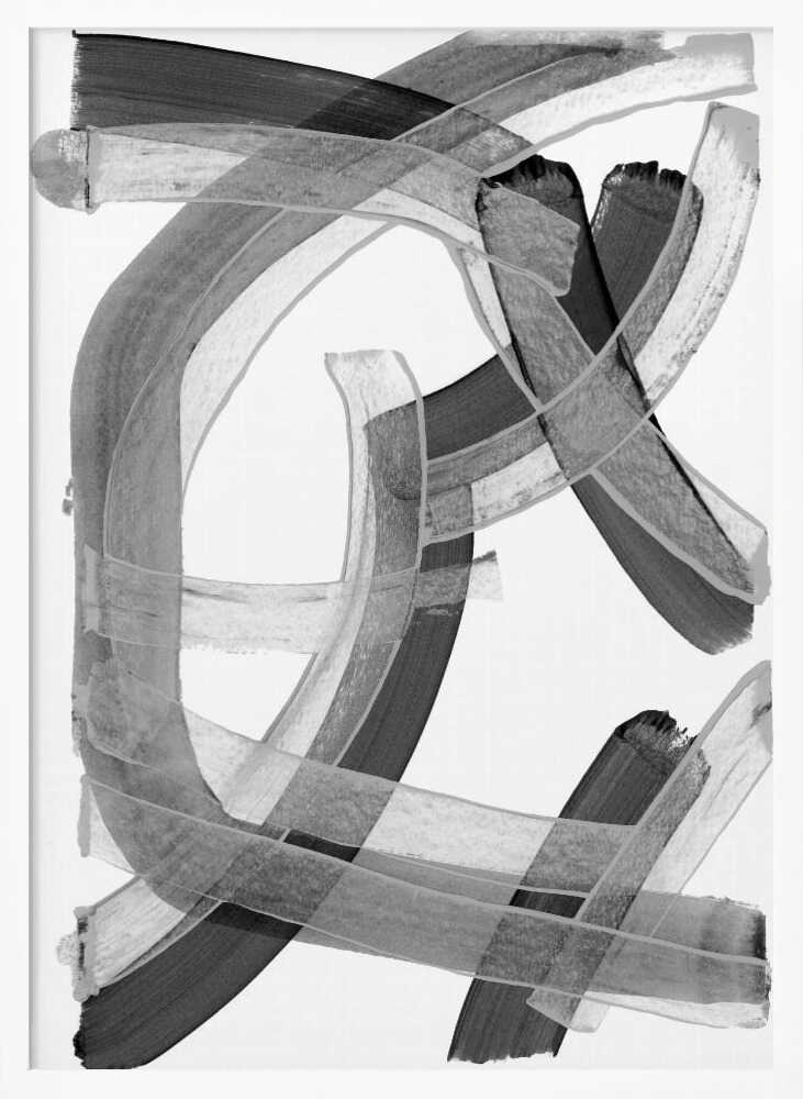 Abstract Flowing Strokes