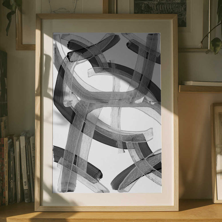 Abstract Flowing Strokes