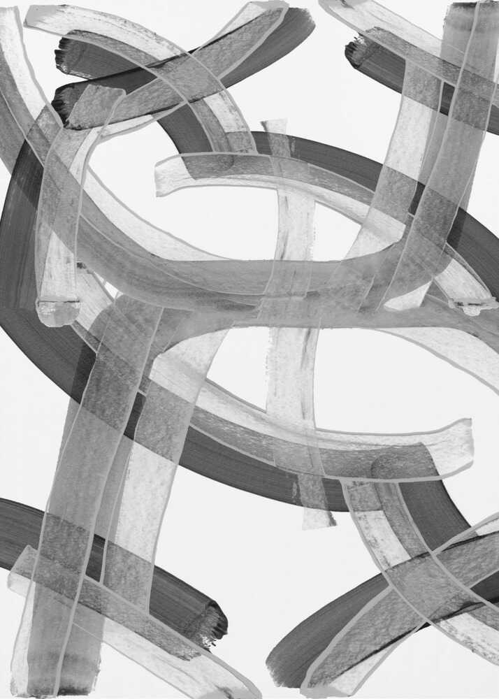 Abstract Flowing Strokes