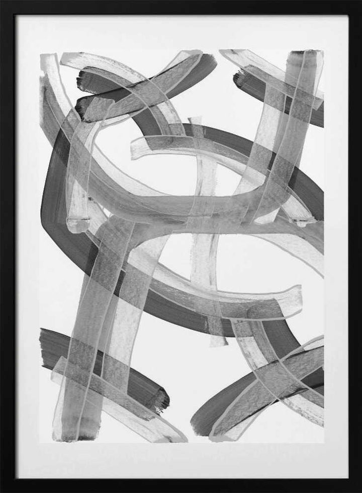 Abstract Flowing Strokes