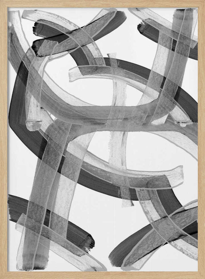 Abstract Flowing Strokes