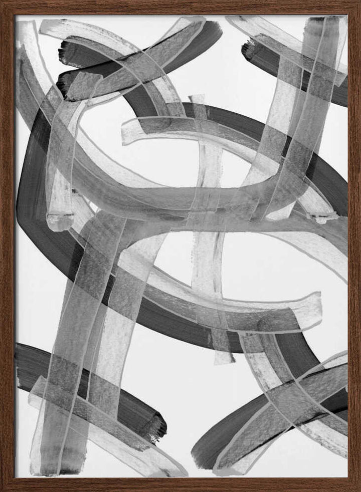Abstract Flowing Strokes