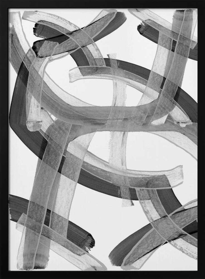 Abstract Flowing Strokes