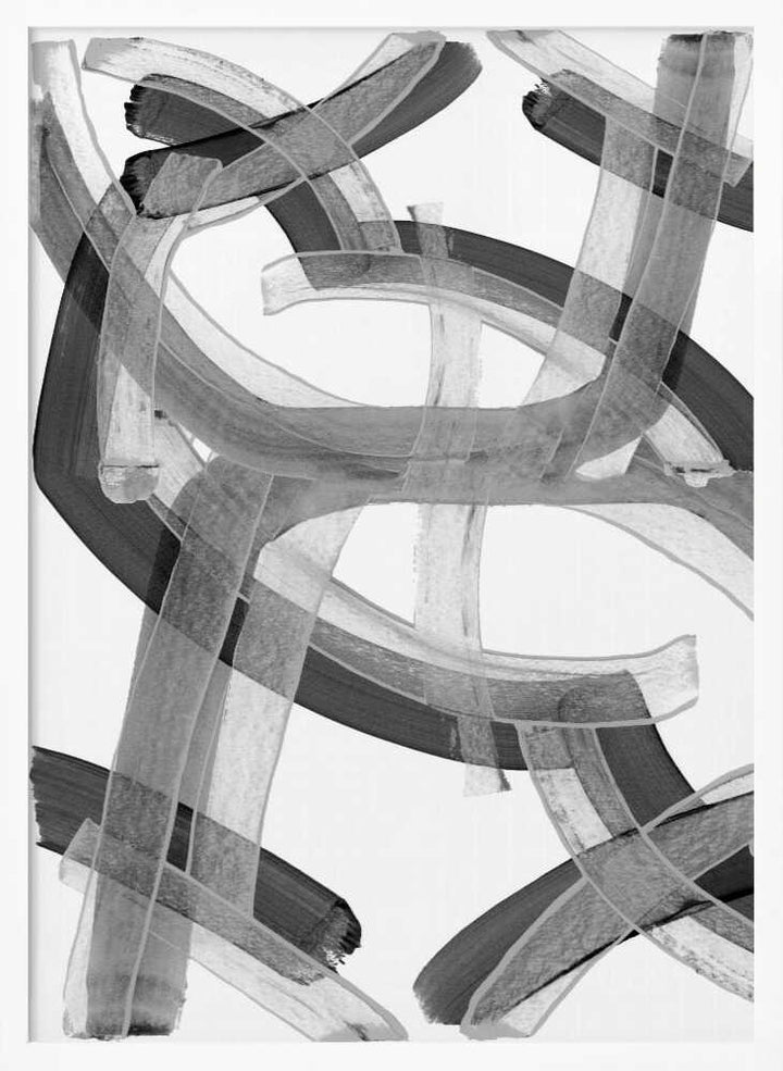 Abstract Flowing Strokes