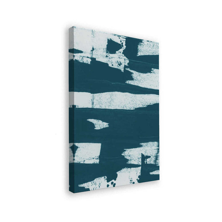 Teal Abstract Strokes