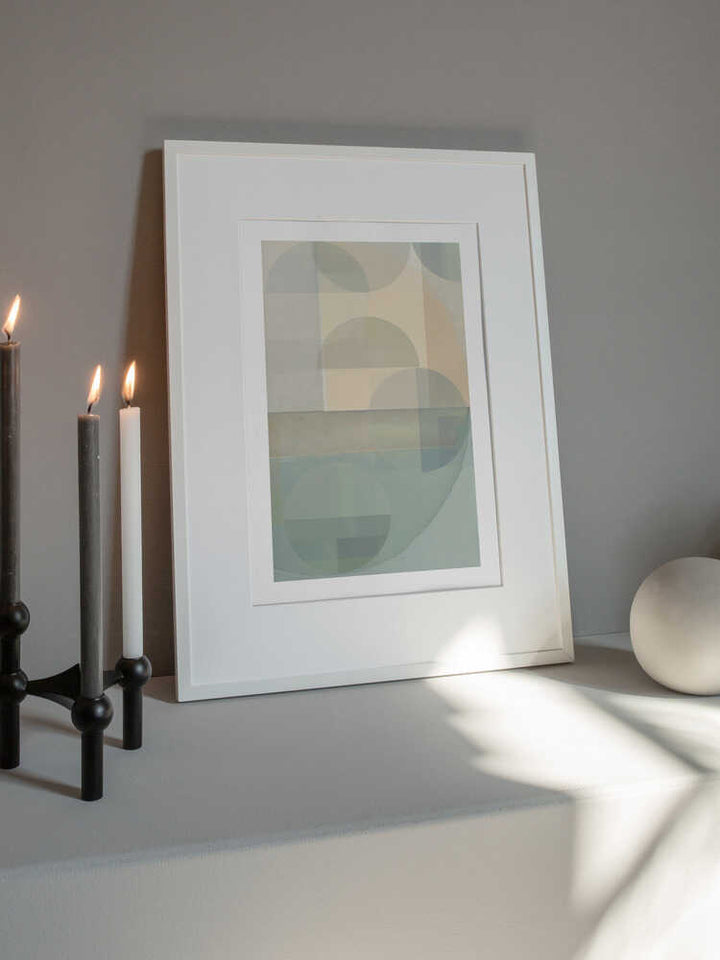 Soft Pastel Overlapping Shapes