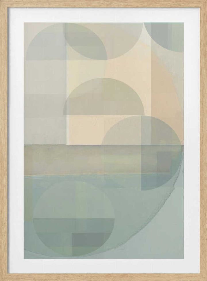 Soft Pastel Overlapping Shapes
