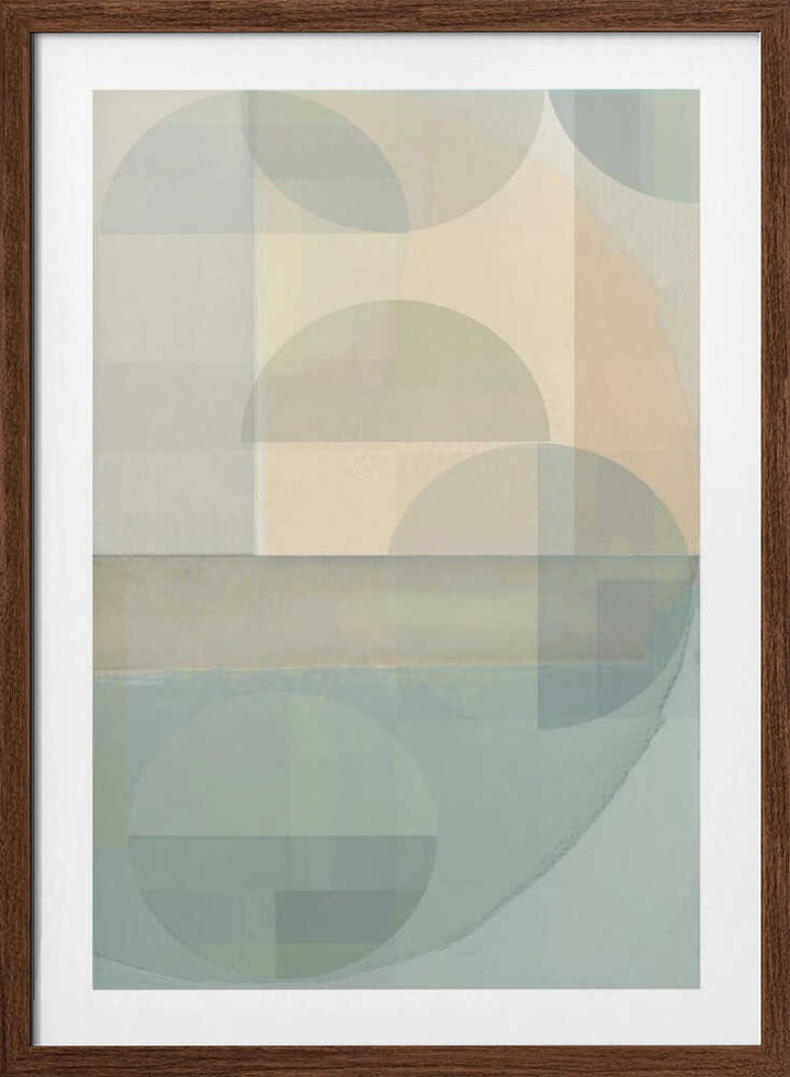Soft Pastel Overlapping Shapes
