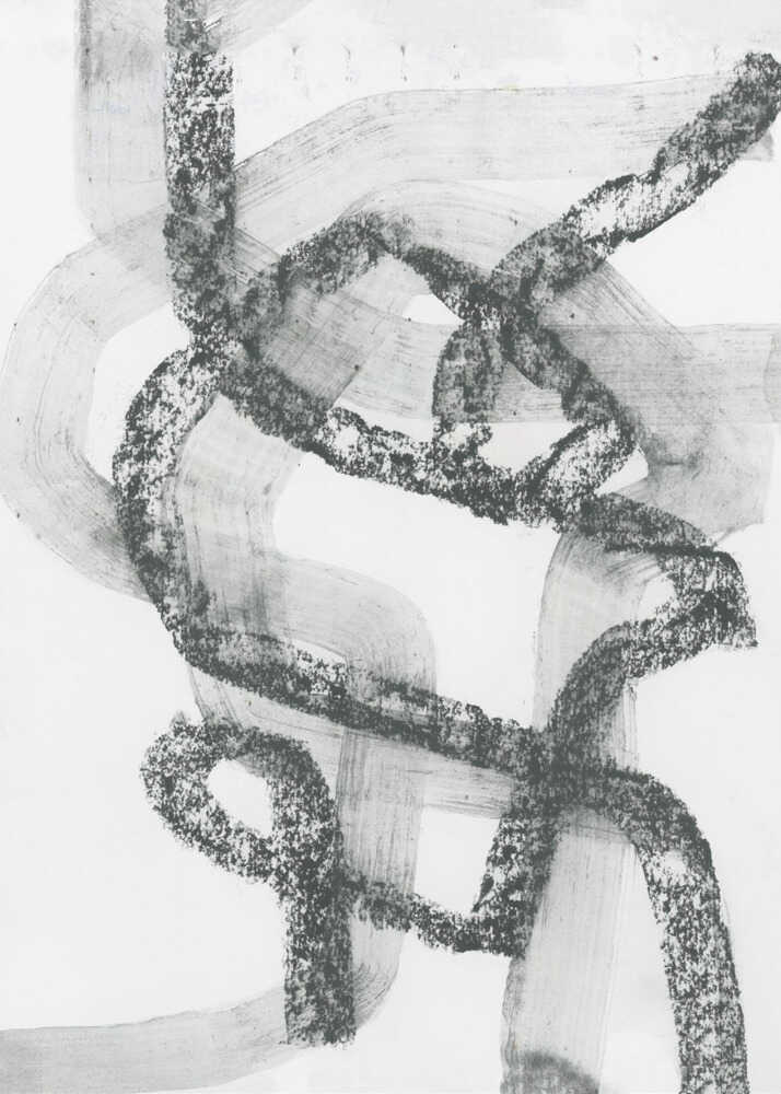 Intertwined Textured Lines
