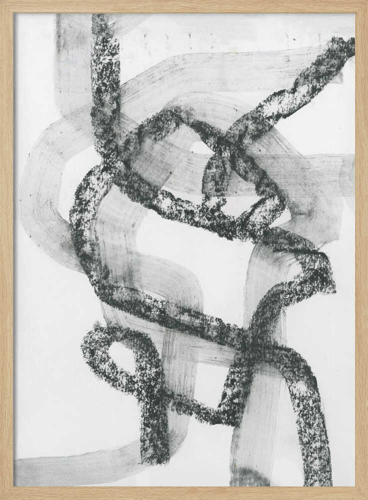 Intertwined Textured Lines