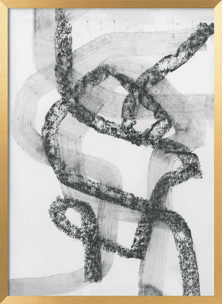 Intertwined Textured Lines