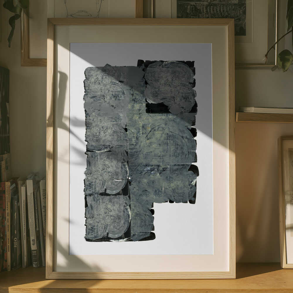Textured Gray Abstract