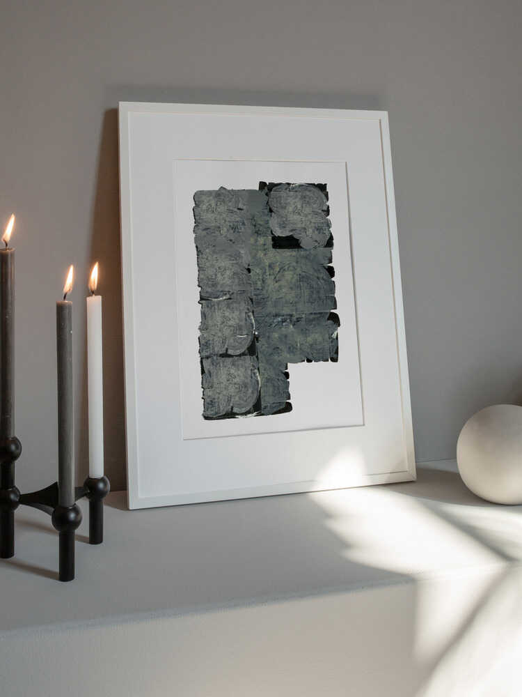 Textured Gray Abstract